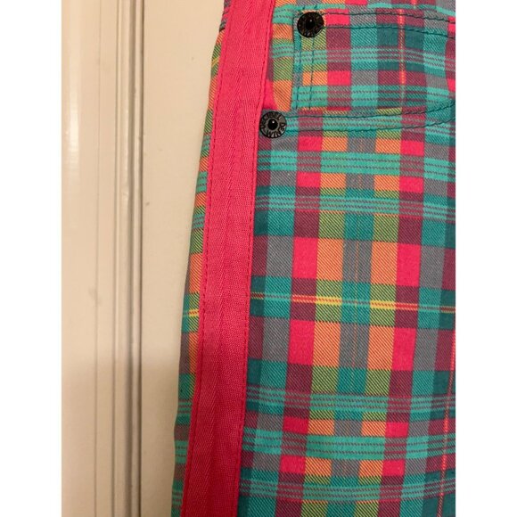 Decibel Mens Golf Shorts Clown core Plaid 32/Outside - Picture 6 of 13